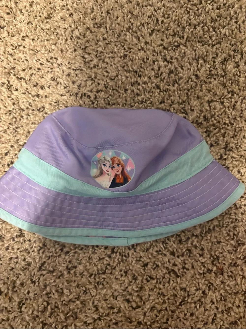 Disney Frozen Lavender and Mint Girls' Bucket Hat